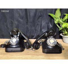 下乡收的【六七十年代】手拨号电话机两个，包存完整漂亮无磕。(se71517722)_7788收藏__收藏热线