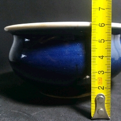 清三乾隆祭蓝釉文房器笔洗景德镇老瓷器包老古董收藏品(se71517858)_7788收藏__收藏热线