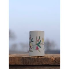 清代粉彩笔筒，全品包老，无磕碰(se71519813)_7788收藏__收藏热线