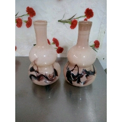 老挍胎琉璃葫芦瓶一对(se71535719)_7788收藏__收藏热线