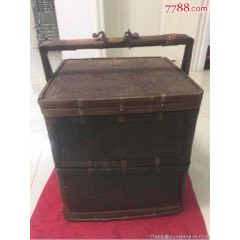 民国竹编双层礼盒(se71523396)_7788收藏__收藏热线