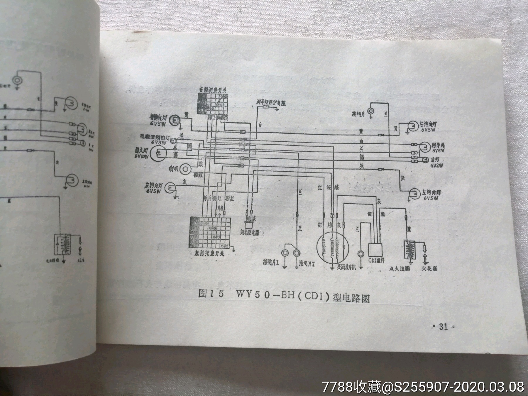 渭阳轻便摩托车使用说明书