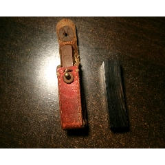 民国时期带皮套木制手章和牛角手章坯子(se71525449)_7788收藏__收藏热线