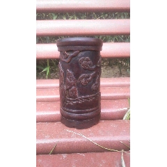 清代黄杨木雕笔筒(se71540074)_7788收藏__收藏热线