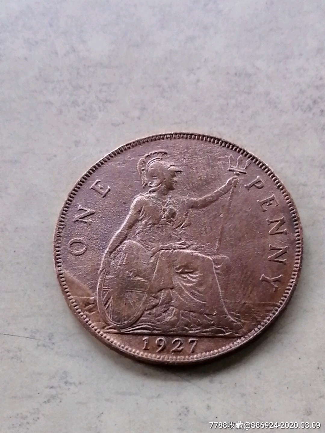 英国一便士1927年