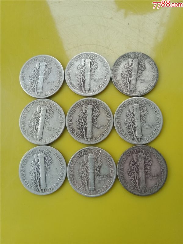美国小飞侠银币9枚