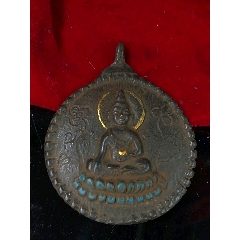 老九宫牌九宫八卦牌护身牌品相如图实物拍照藏地老铜九宫八卦牌，模板清晰品相(se71549718)_7788收藏__收藏热线