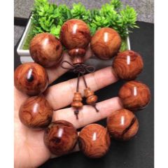海南黄花梨老料油梨手串，2.5珠，包真(se71550481)_7788收藏__收藏热线