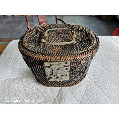 清代藤编满工手提盒(se71551969)_7788收藏__收藏热线