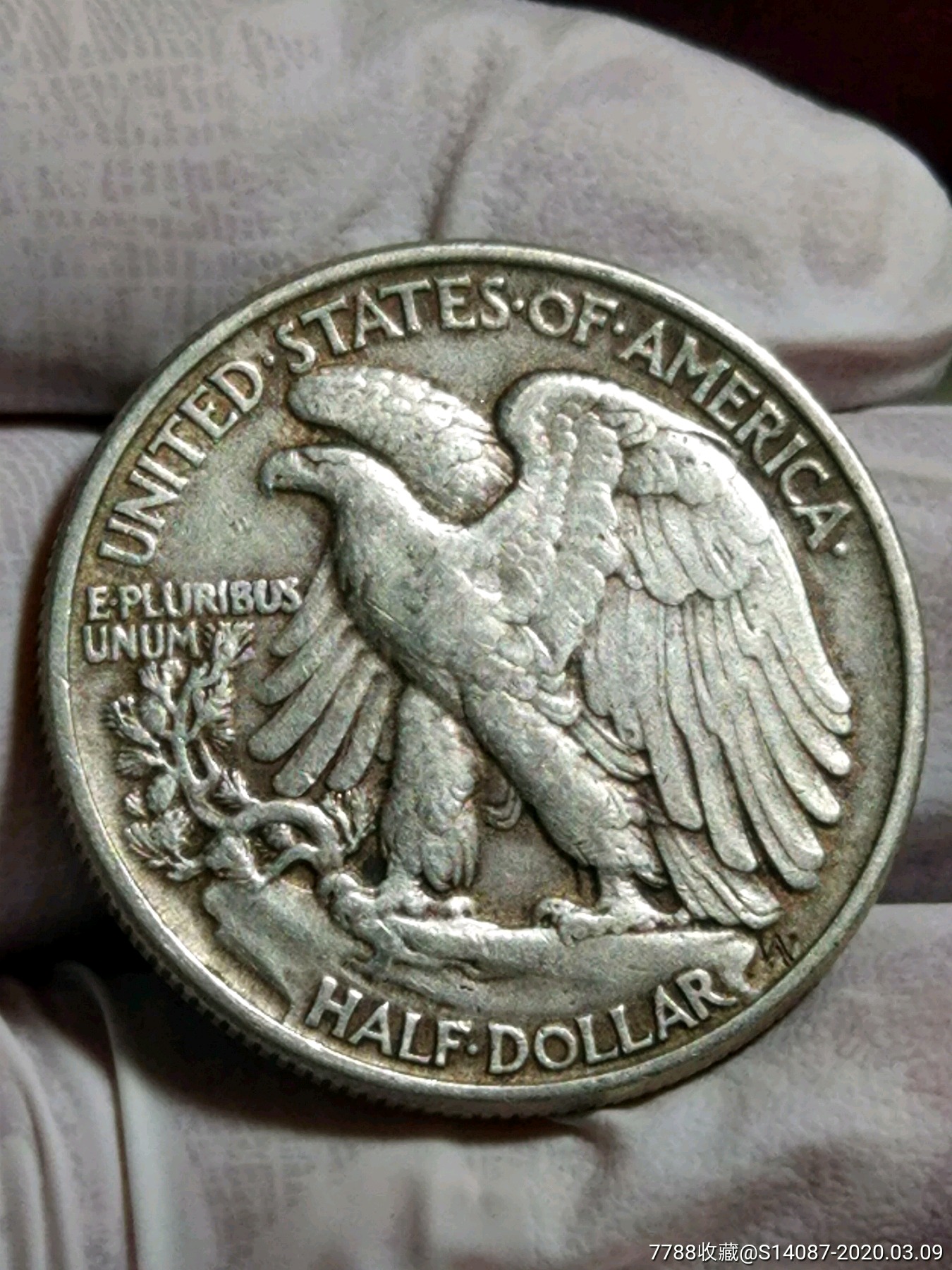 外国银币～1946年美国50分银币