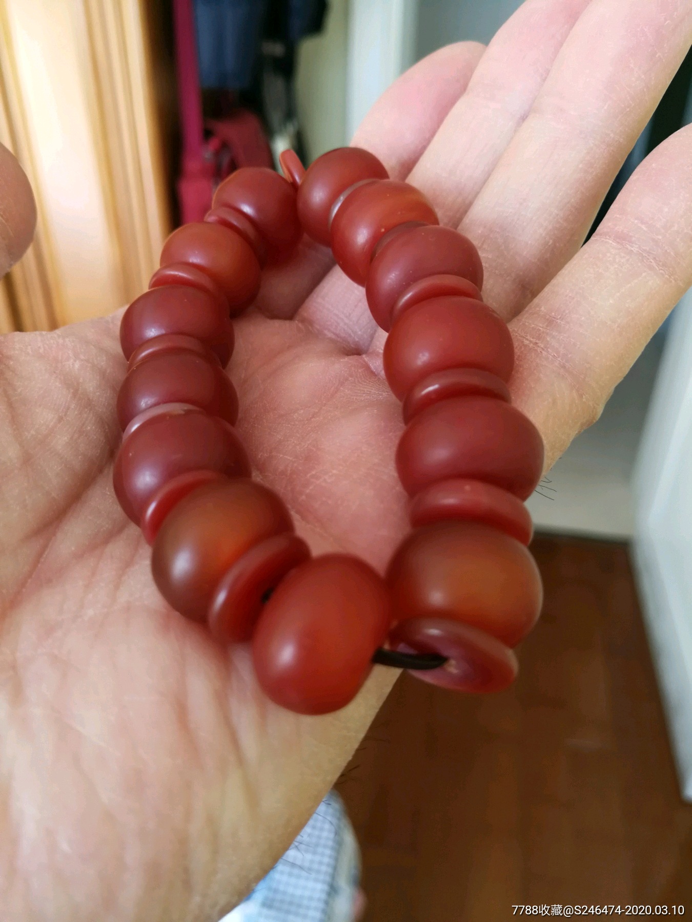 老南红手串