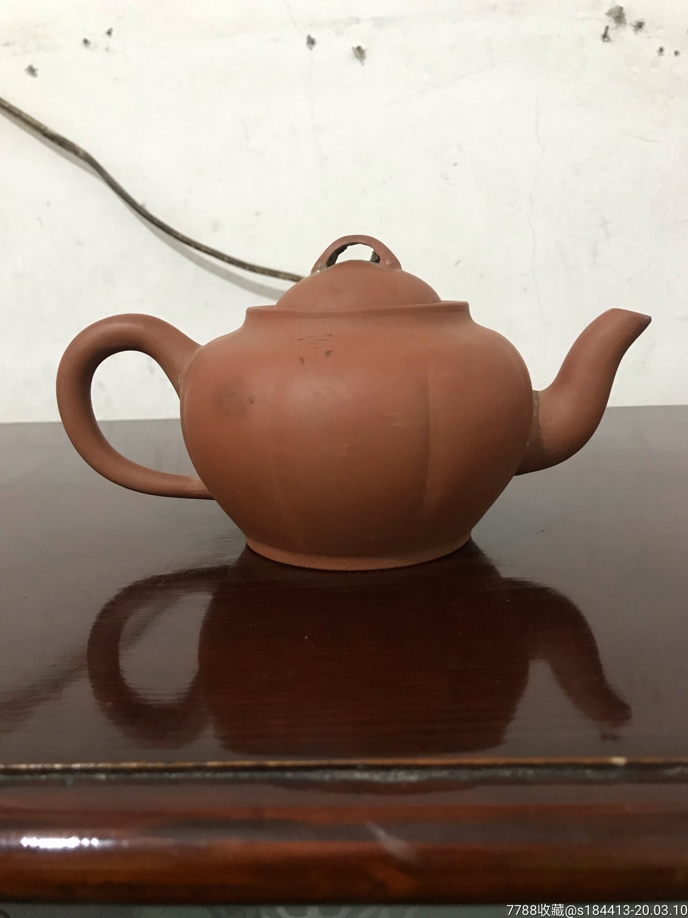 解放初期菊球紫砂壶