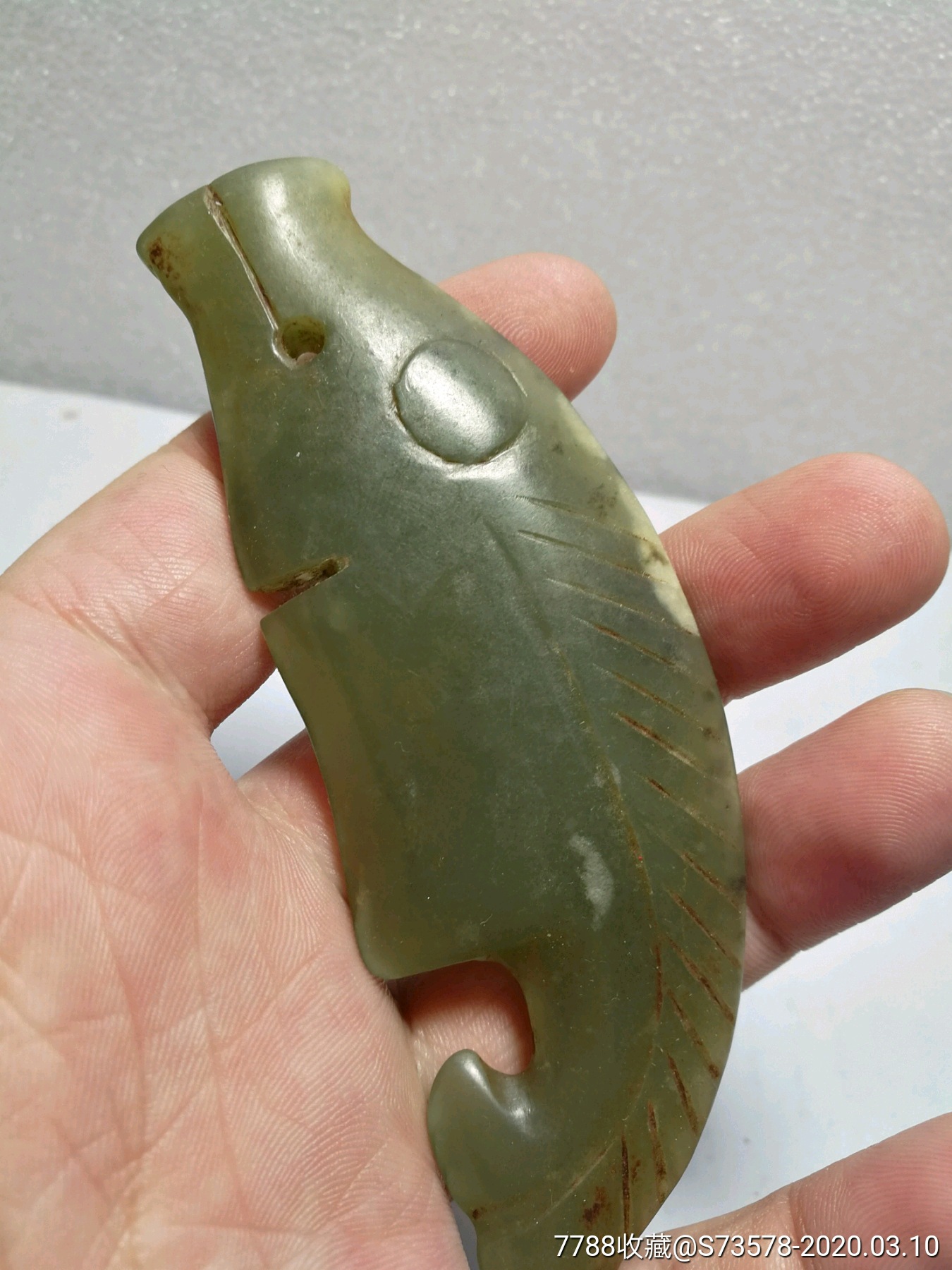 以前收到商代玉鱼