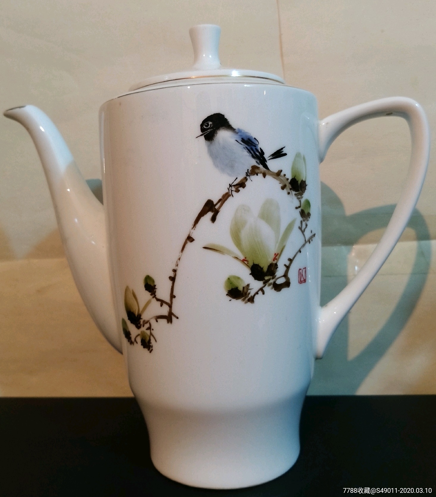 唐山陶研彩绘茶壶_彩绘瓷/彩瓷【忆觞亭】_第6张_7788瓷器