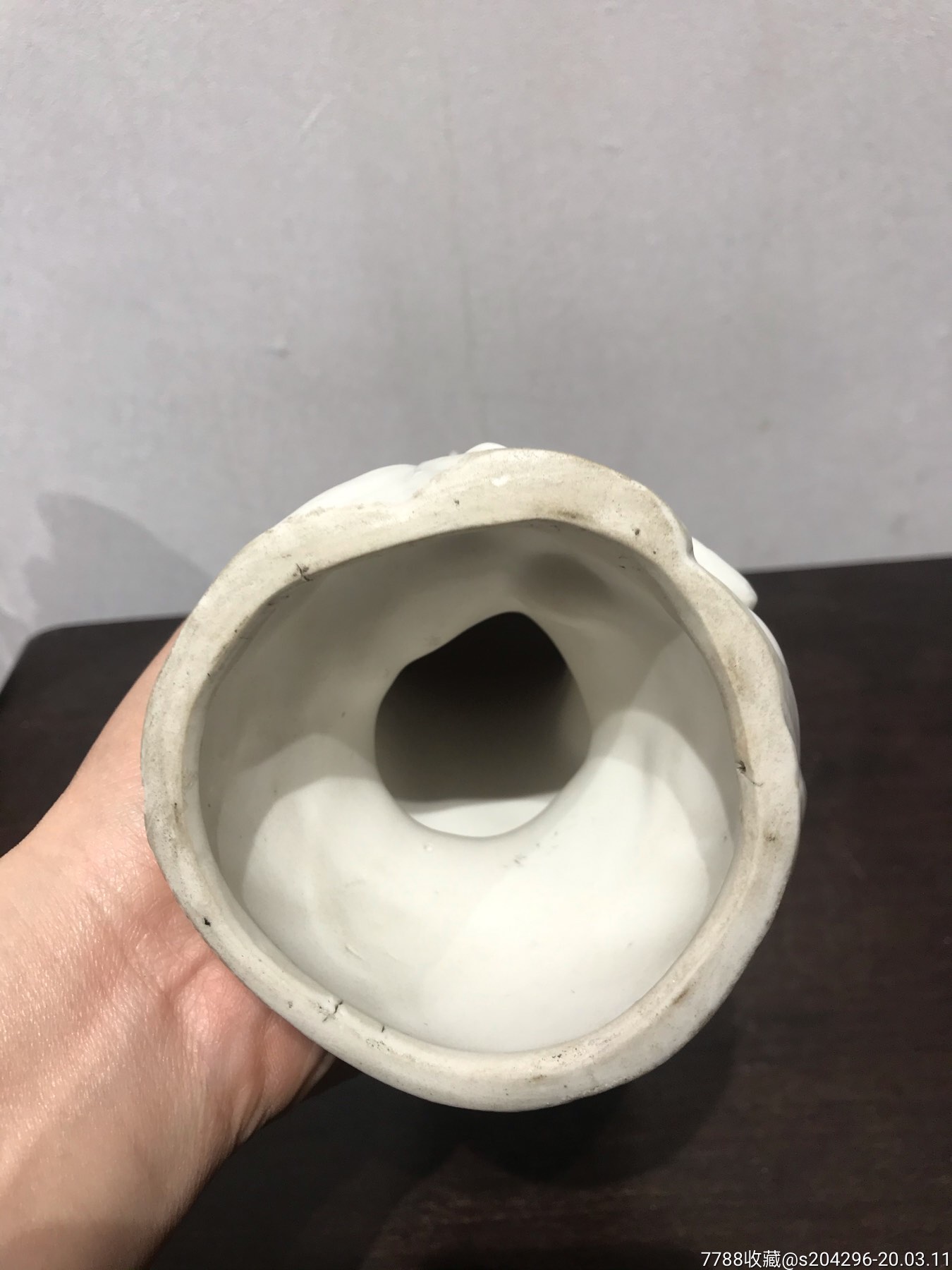 清末民国德化窑白瓷观音菩萨