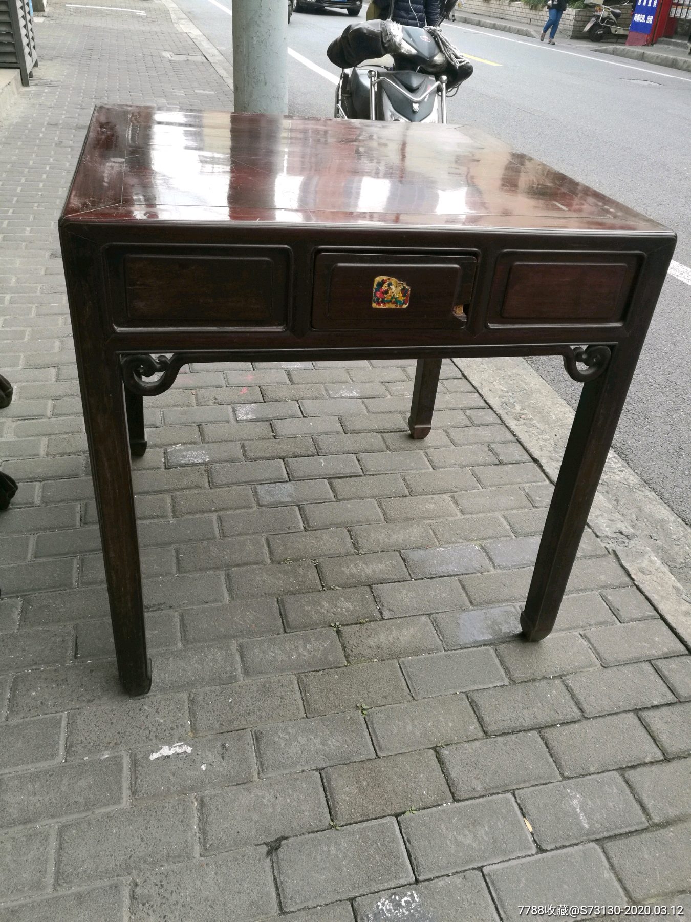 四抽屉小方桌-木桌/几/案-7788收藏__收藏热线