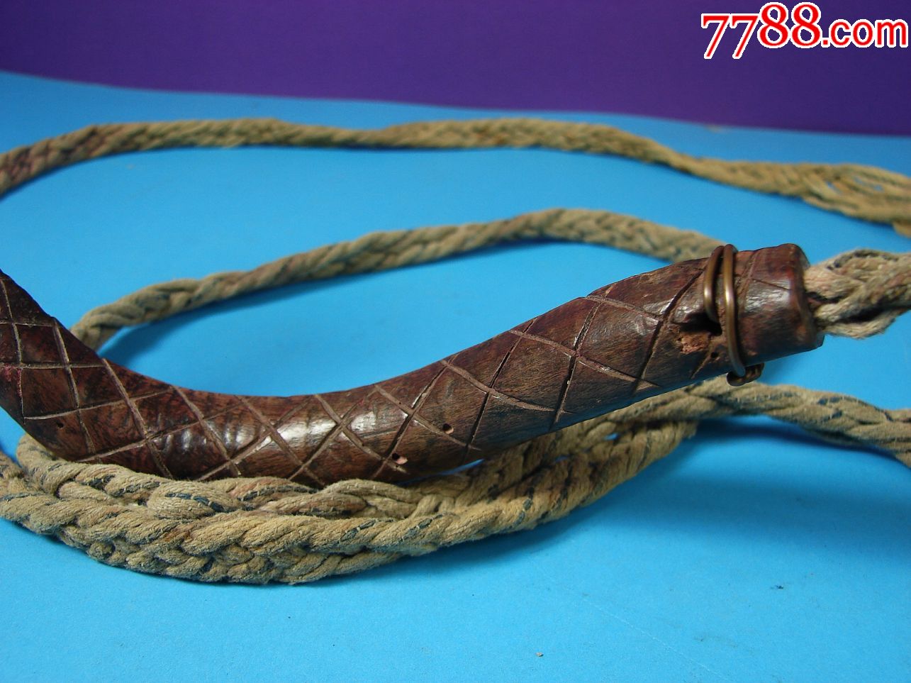 清代道教法器.蛇鞭