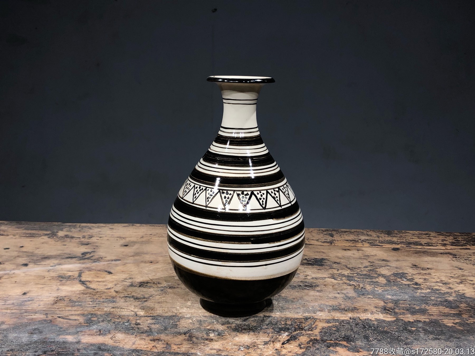 【清代磁州窑玉壶春】