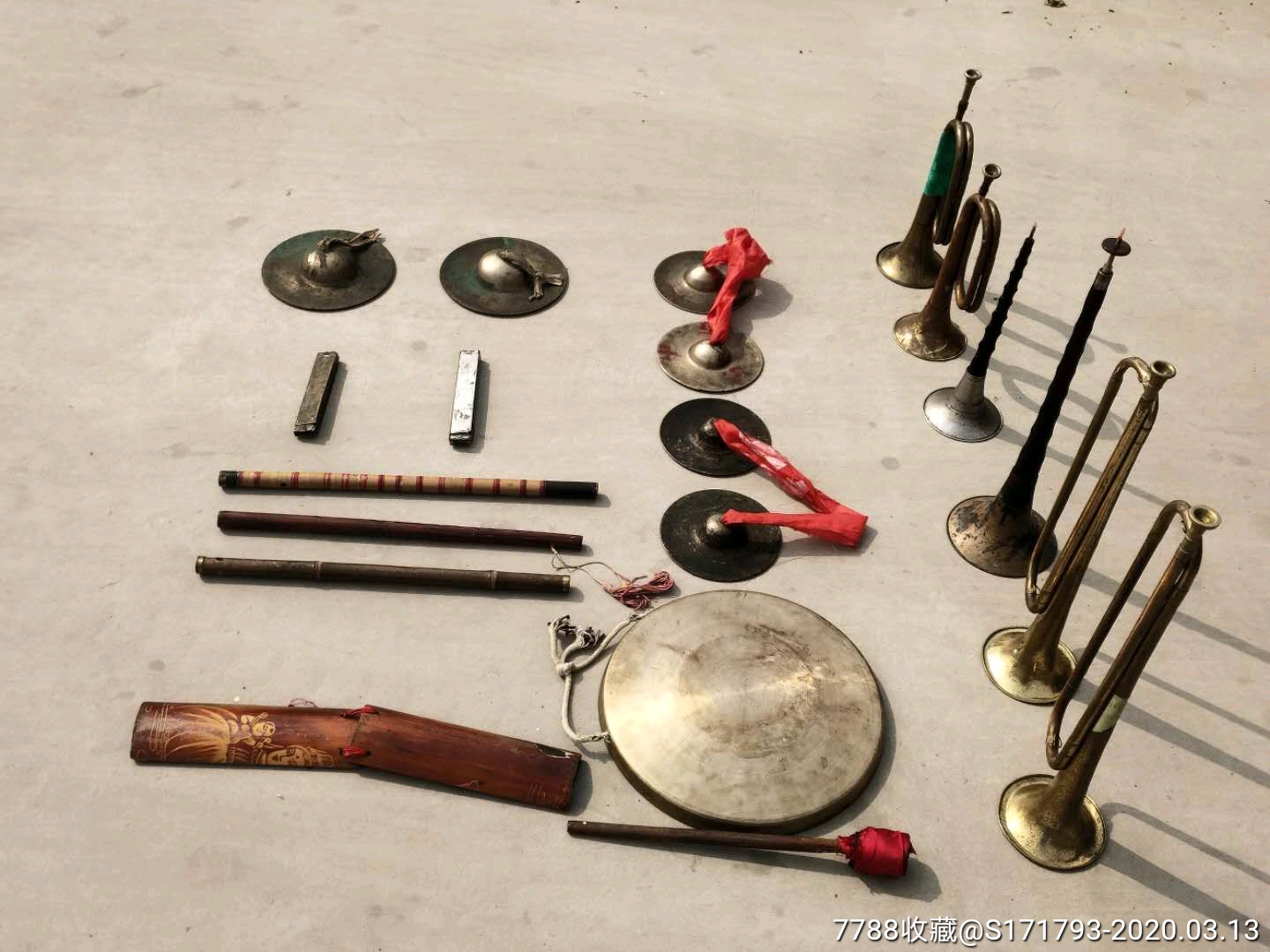 乡下收的乐器一套完整无修正常使用包老-其他民族乐器-7788放映机
