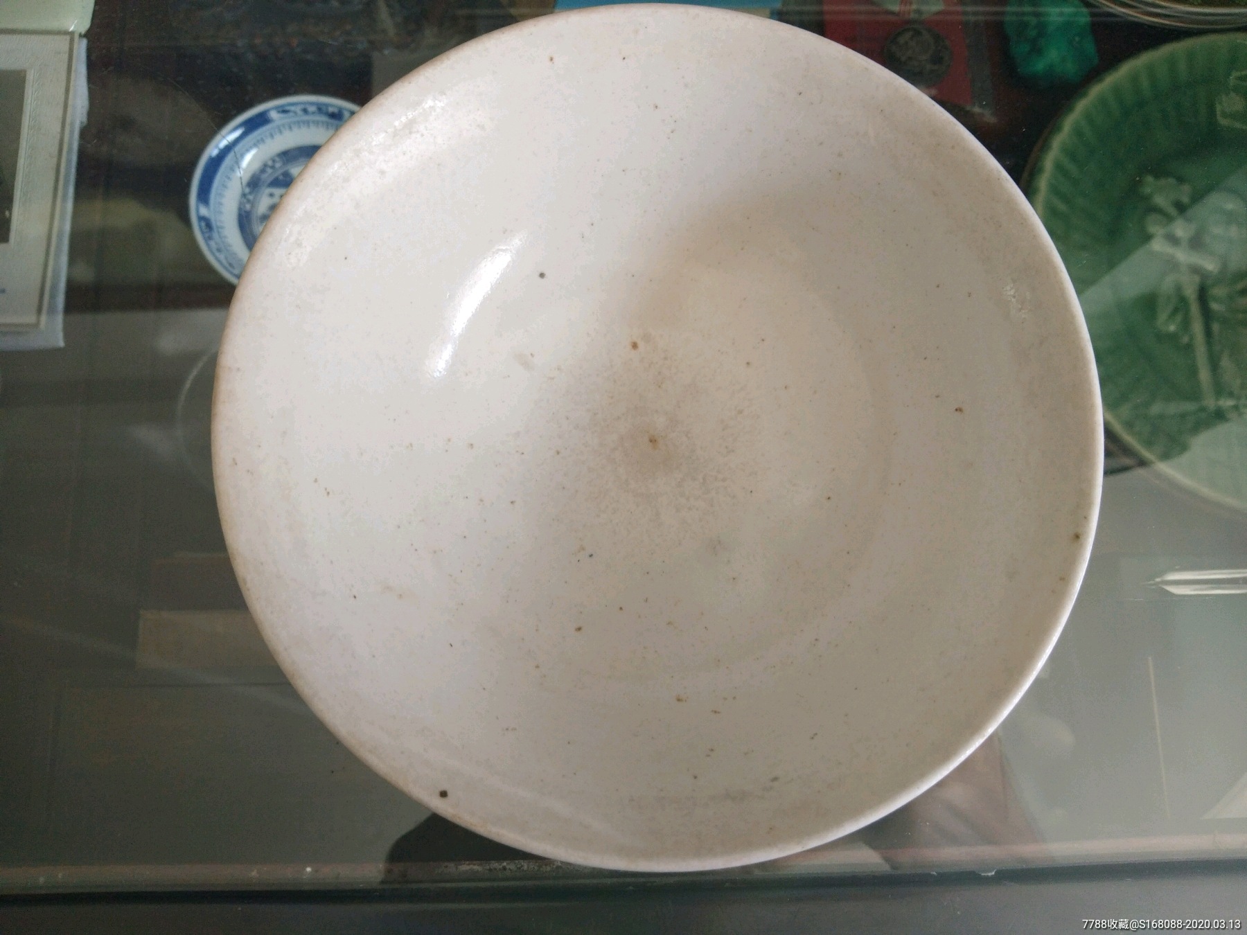 解放初期五十年代手绘老粗瓷老碗老瓷器建国初期50年代老碗一只