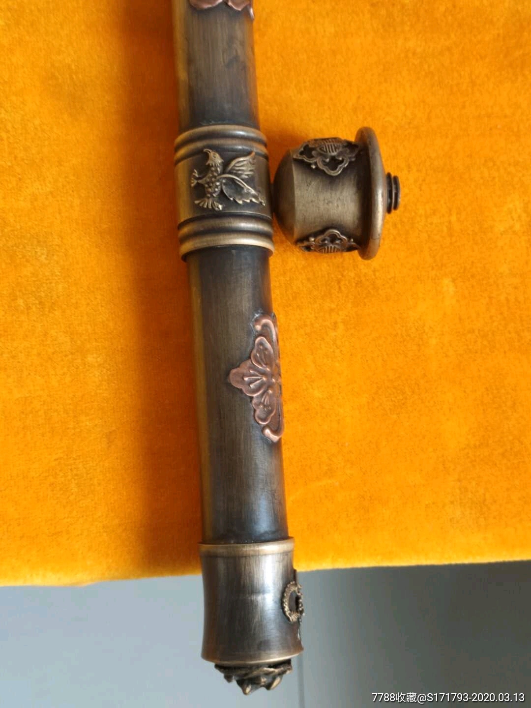 民国时期全铜大烟抢,保存非常完整