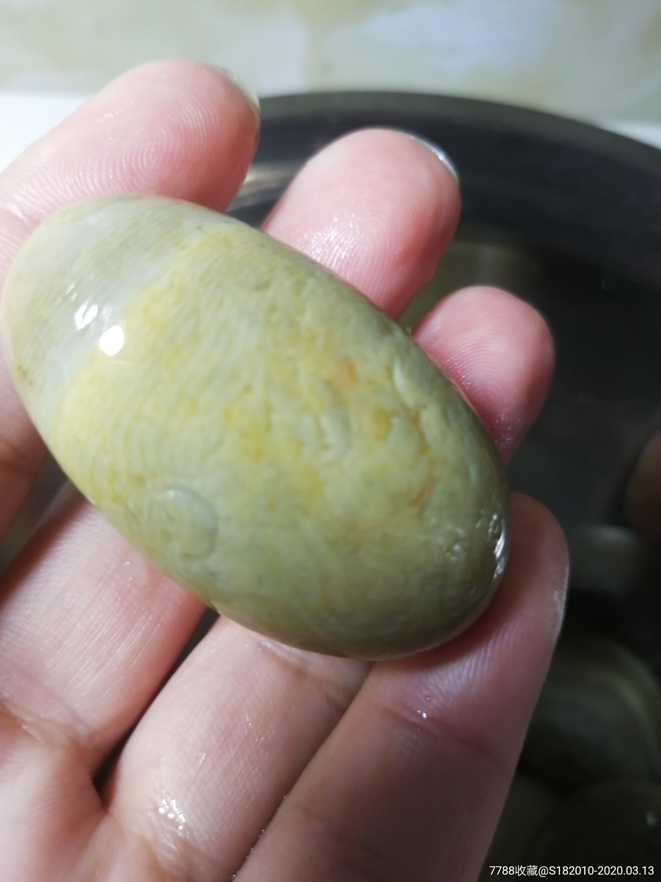 南京雨花石玛瑙,石质一流,纹路漂亮纹!