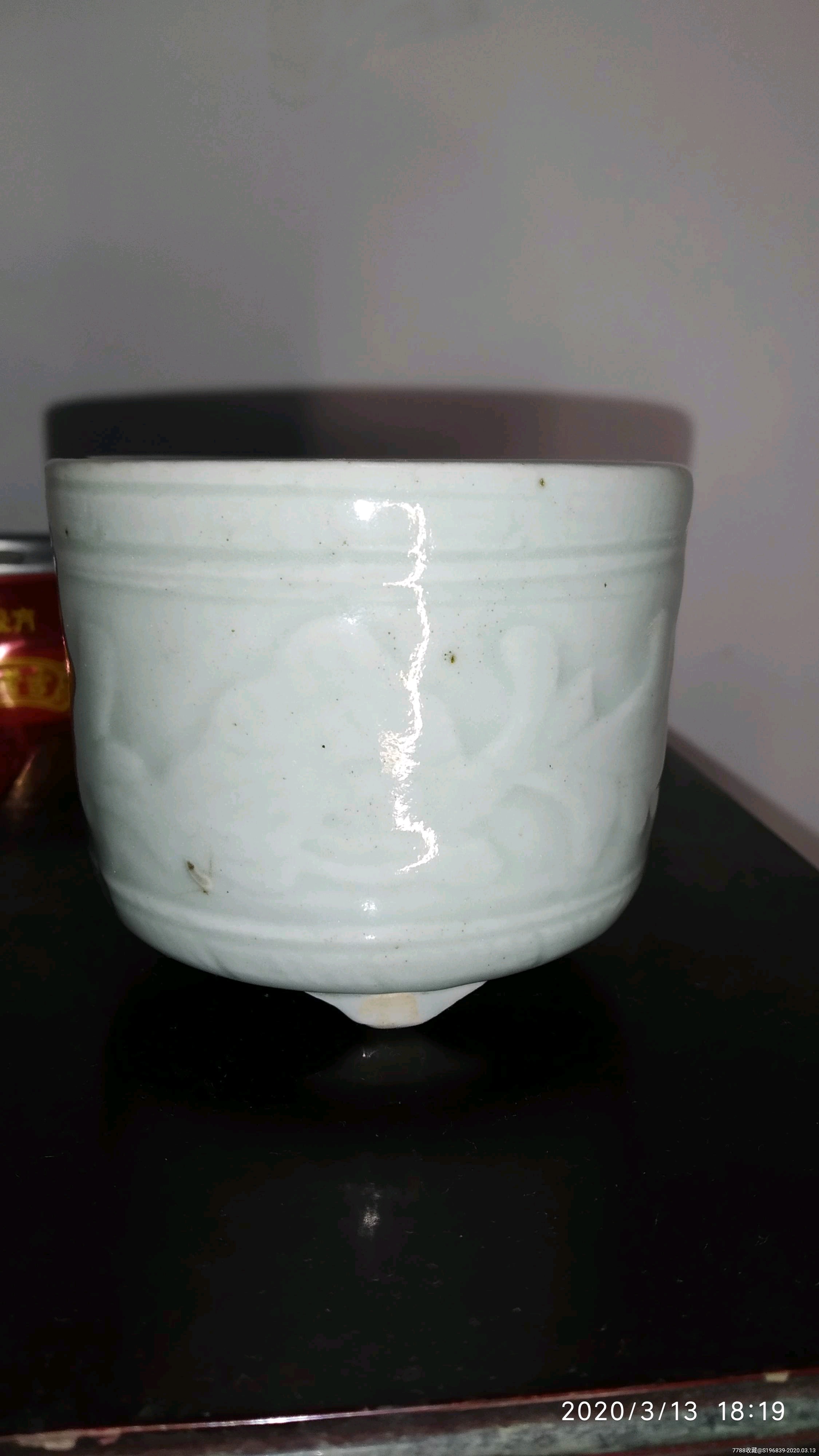 极少见清代豆青香炉【明清精品古玩店】_第1张_7788陶瓷