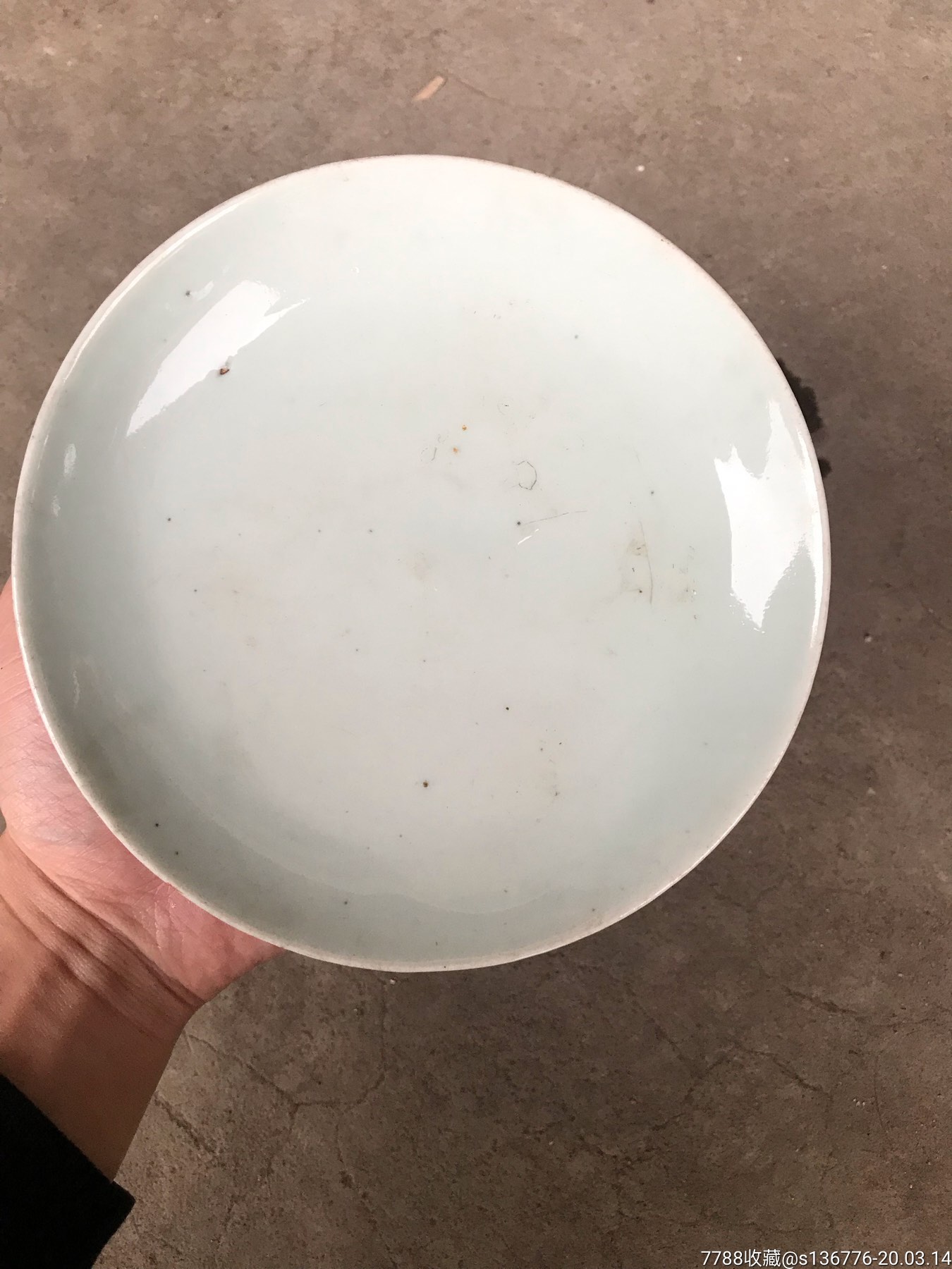 民国高白瓷老碟