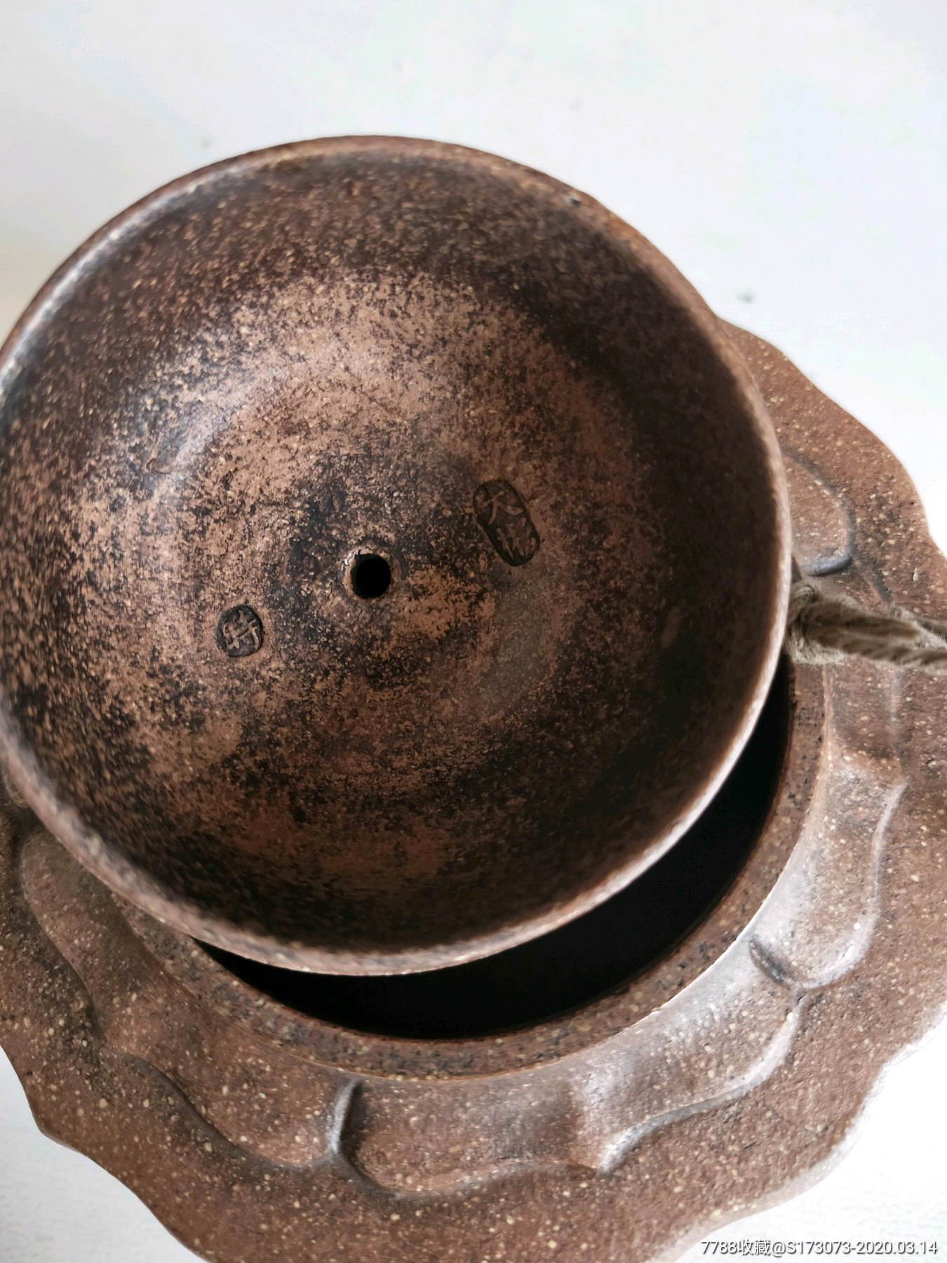 石大彬款老紫砂壶