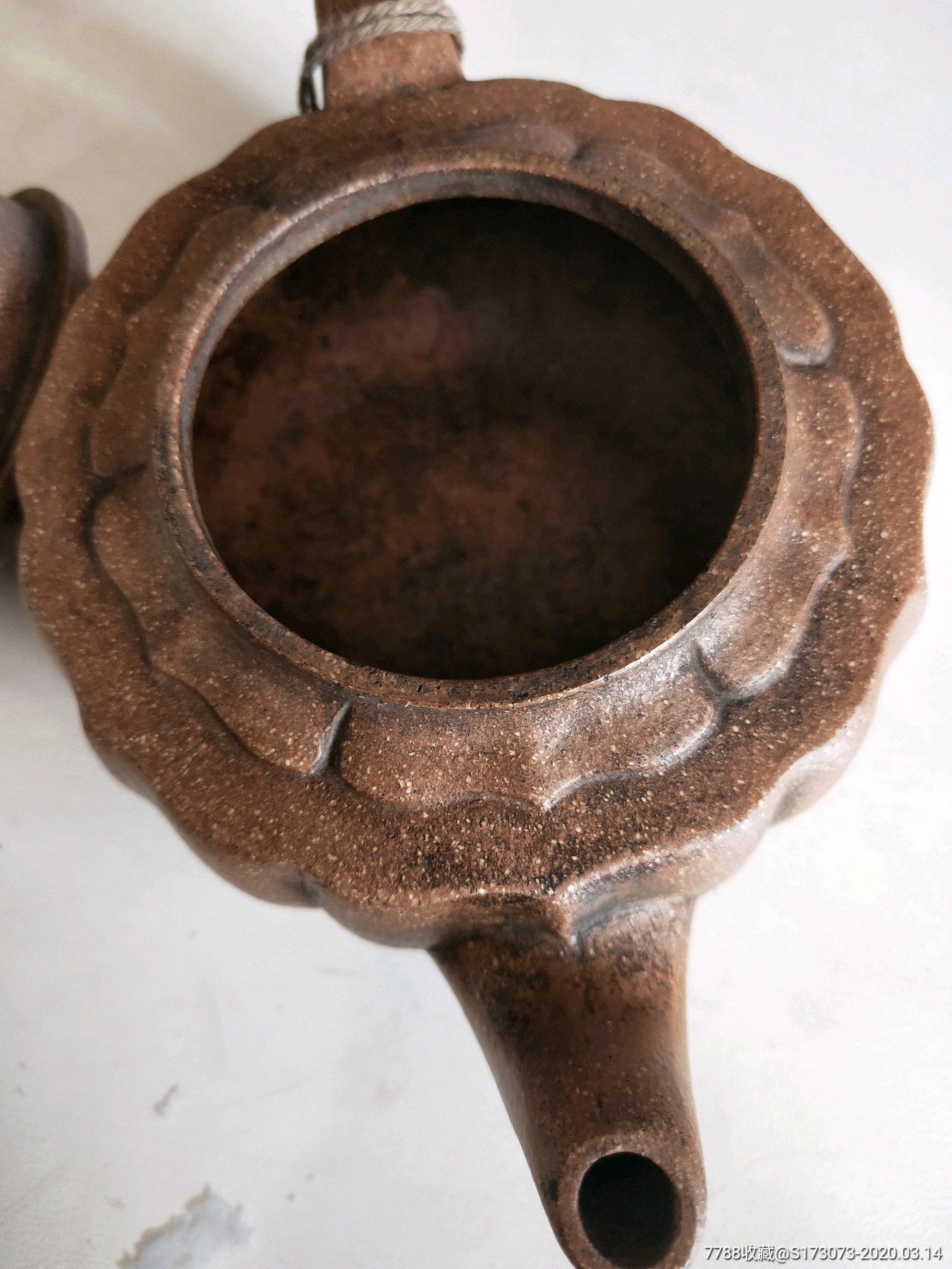 石大彬款老紫砂壶