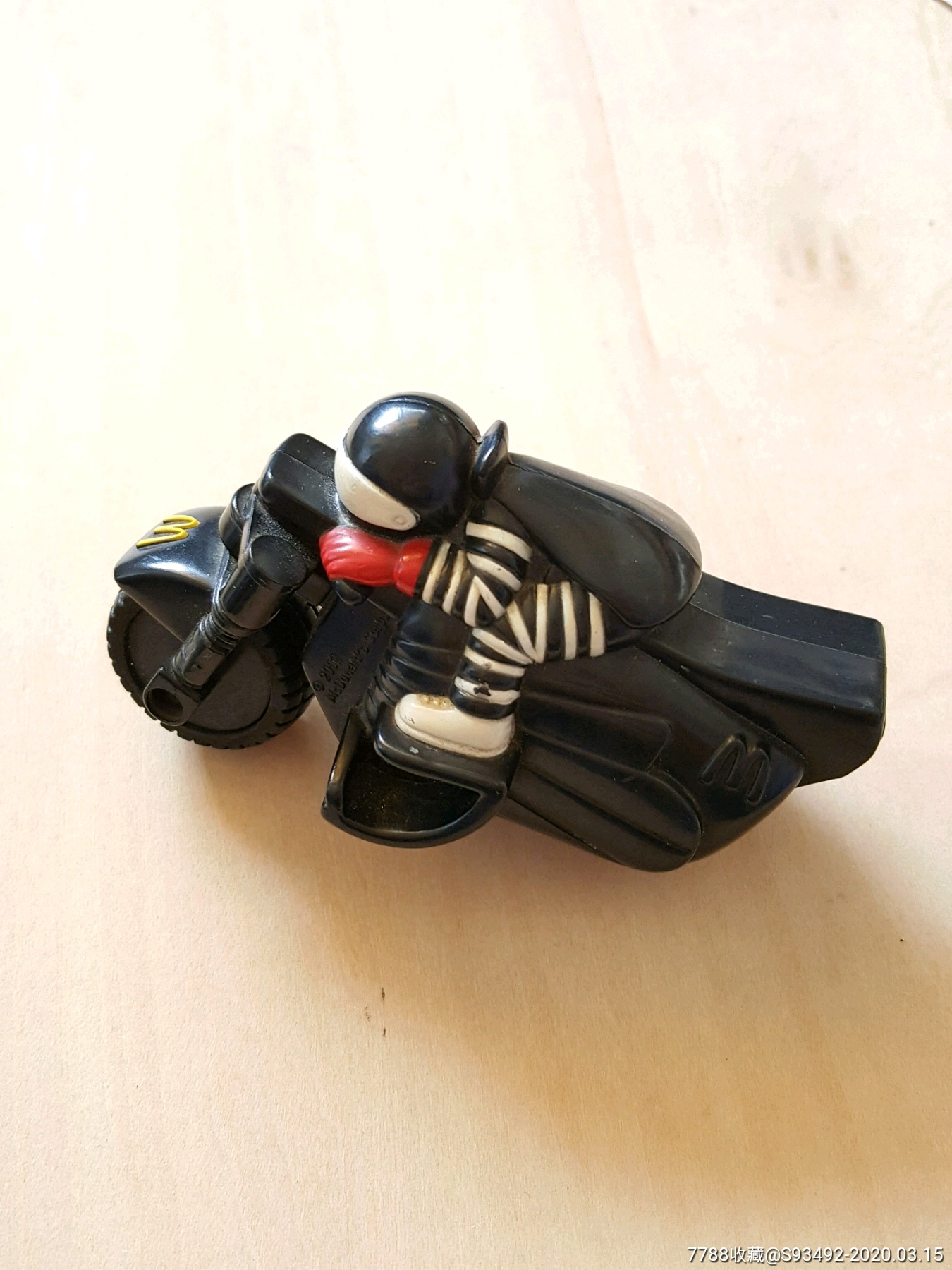 包邮/2002年麦当劳限量版塑料玩具摩托车