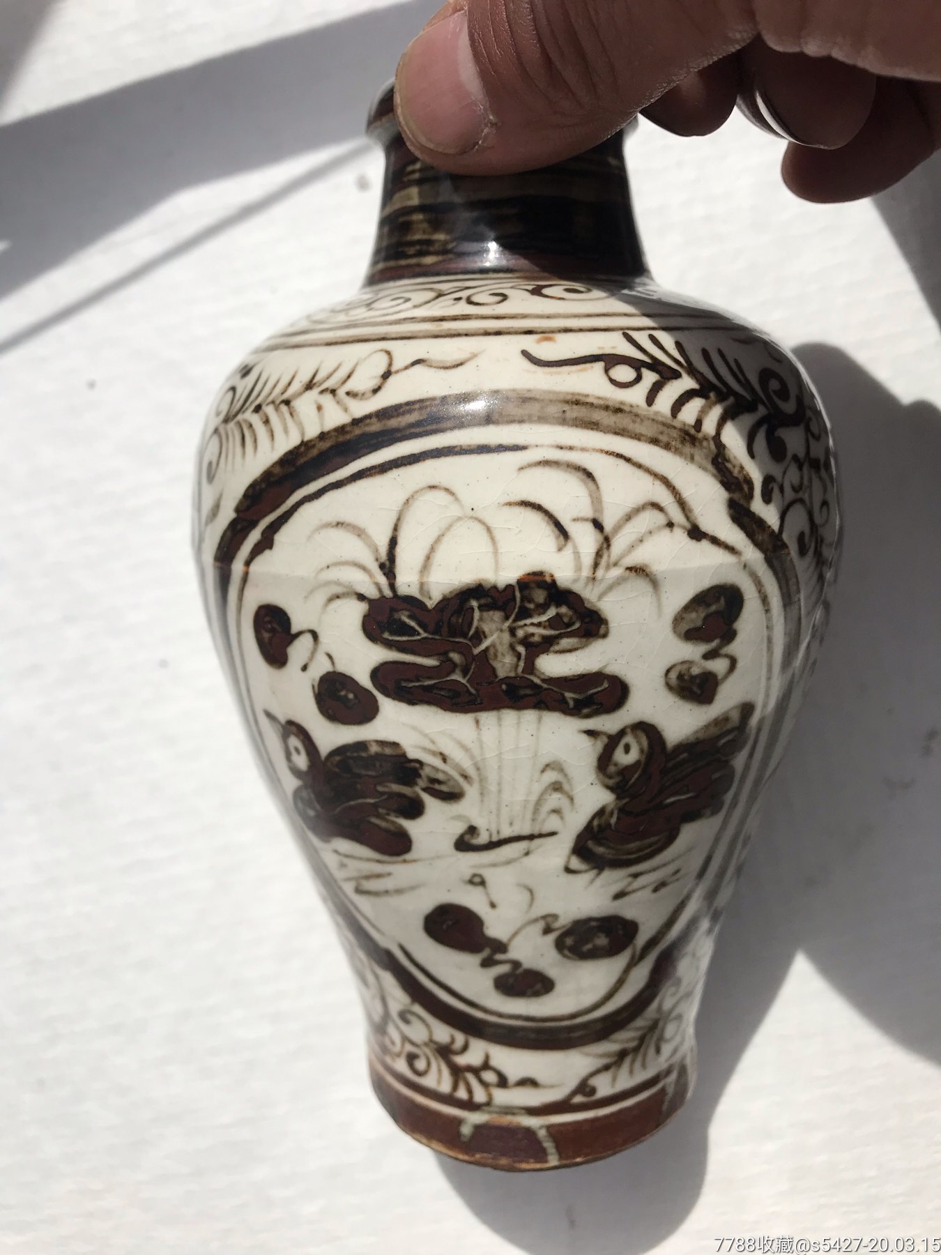 德州窑墨彩釉瓷