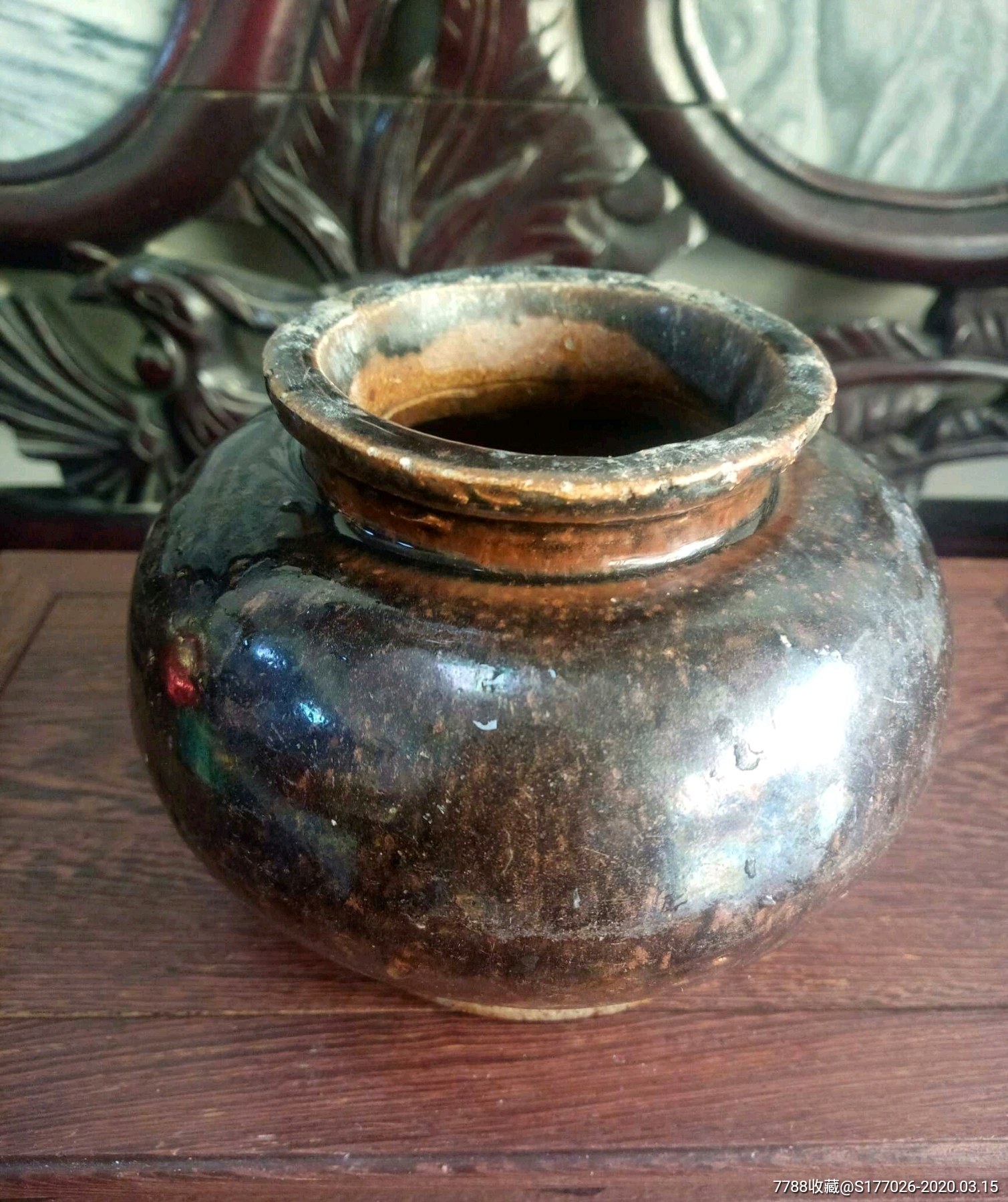 金元酱釉苹果樽_酱釉瓷/紫金釉_第1张_7788瓷器