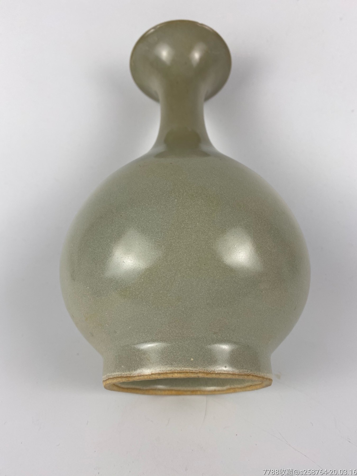 月白釉玉壶春瓶_青瓷/秘色瓷_第10张_7788模型收藏