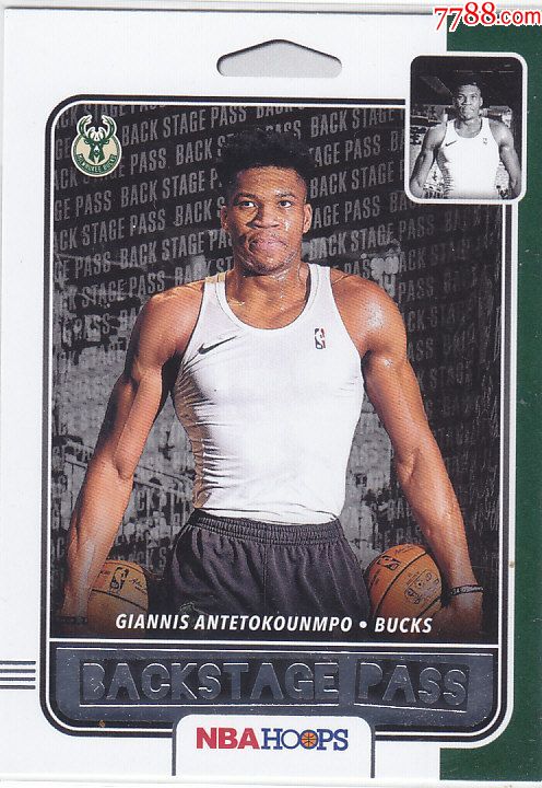 nba球星卡panini1920hoops特卡后台通行证9号字母哥
