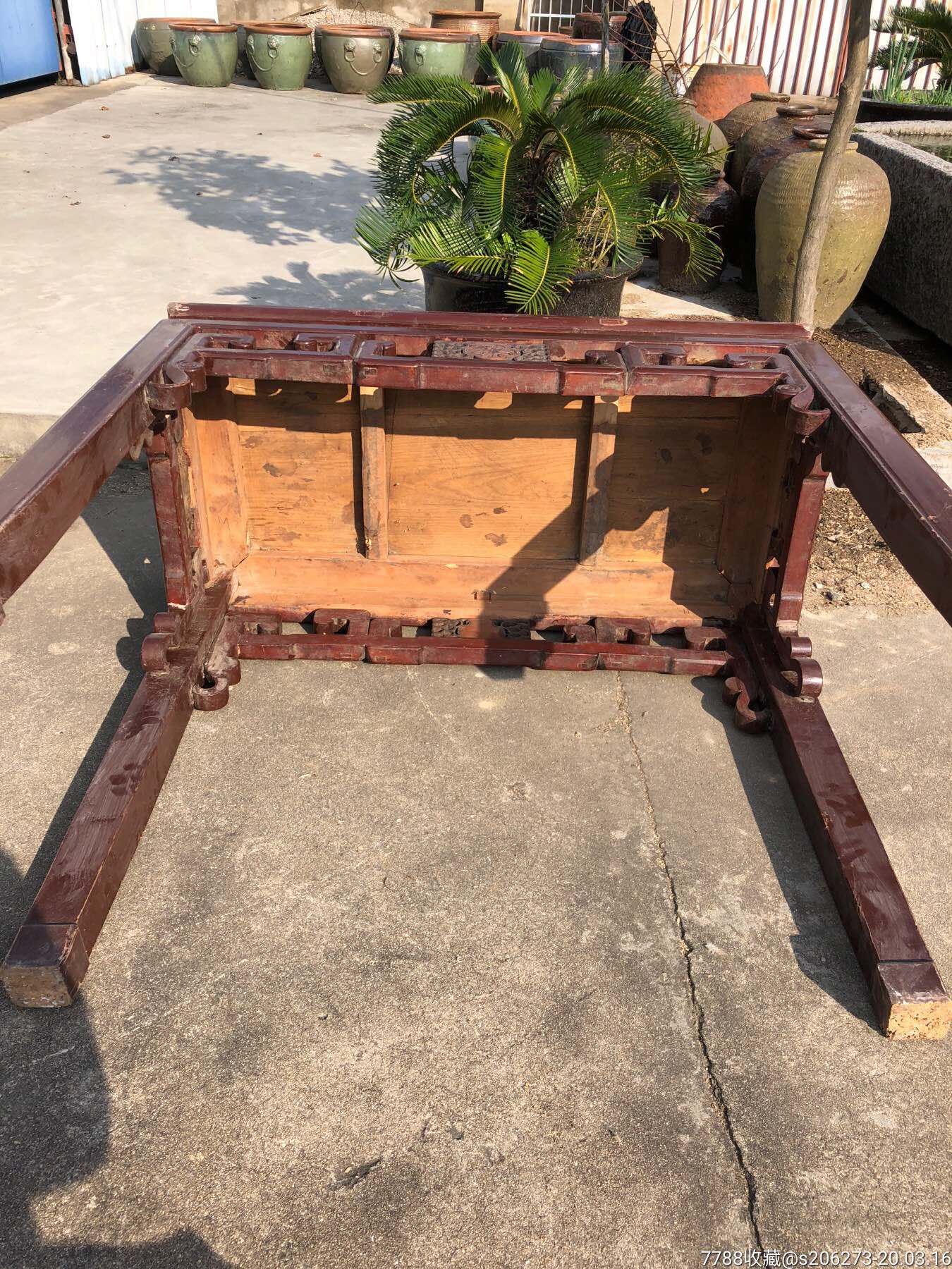 民国老家具老物件半桌茶桌书桌