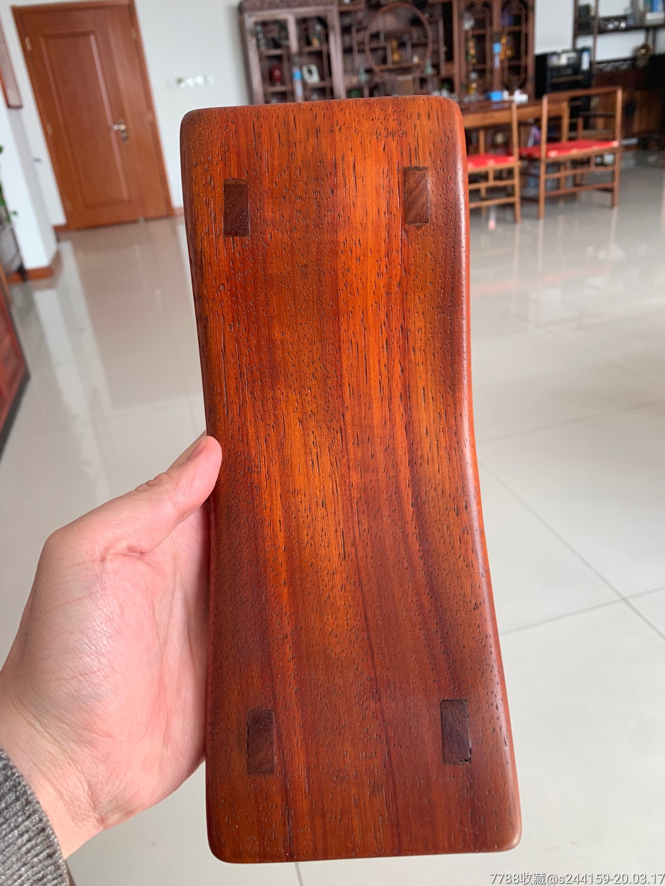 全新颈椎枕书法枕枕头红木枕头