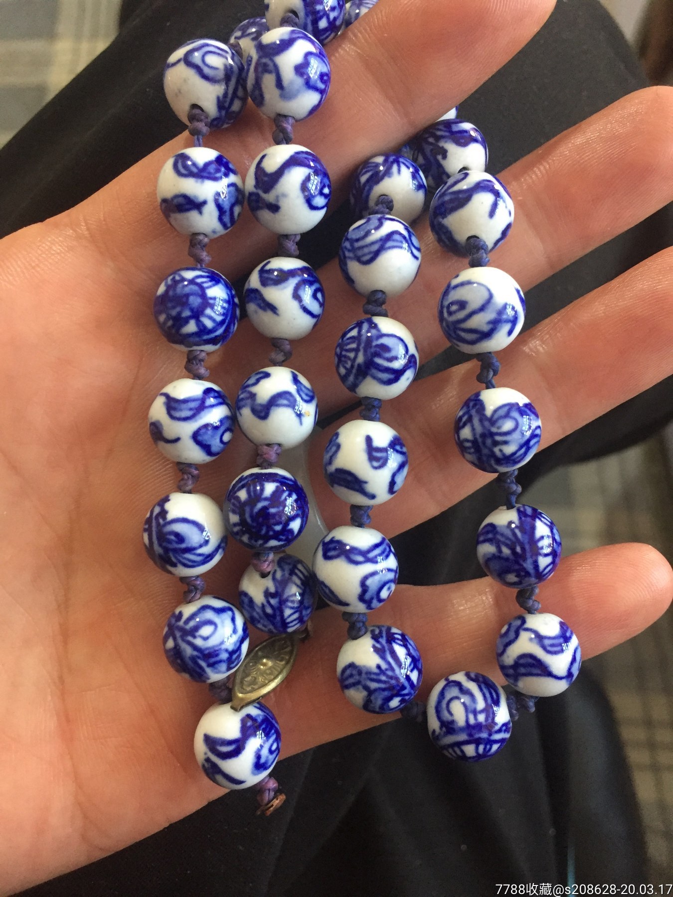 青花瓷珠串