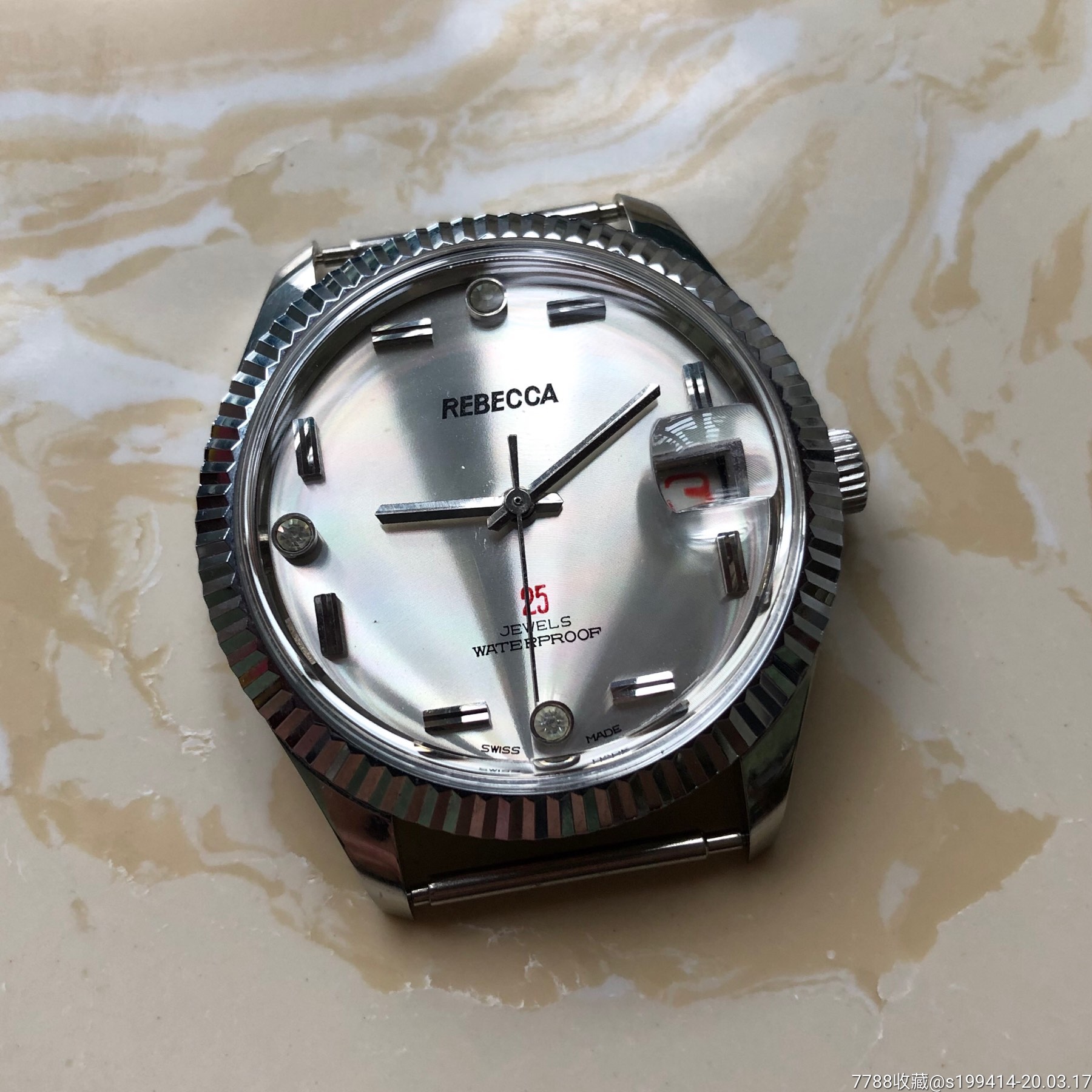瑞士瑞贝卡25钻手动机械表-手表/腕表-7788收藏__收藏热线