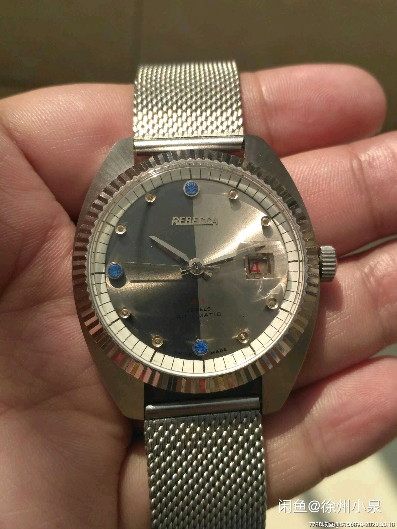 美品瑞士瑞贝卡自动男表-手表/腕表-7788收藏__收藏热线
