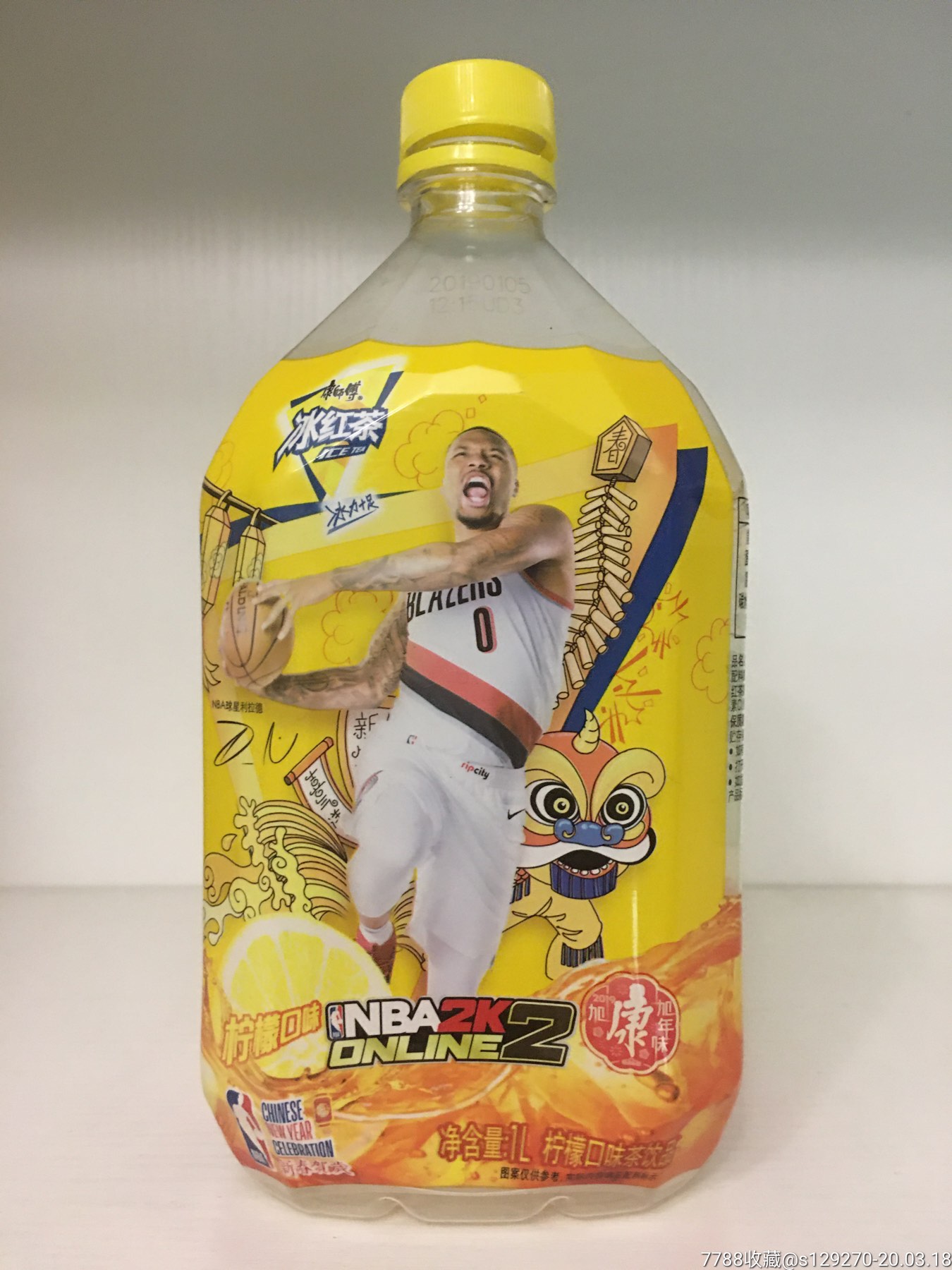 2019康师傅冰红茶nba合作新春贺岁1升空瓶