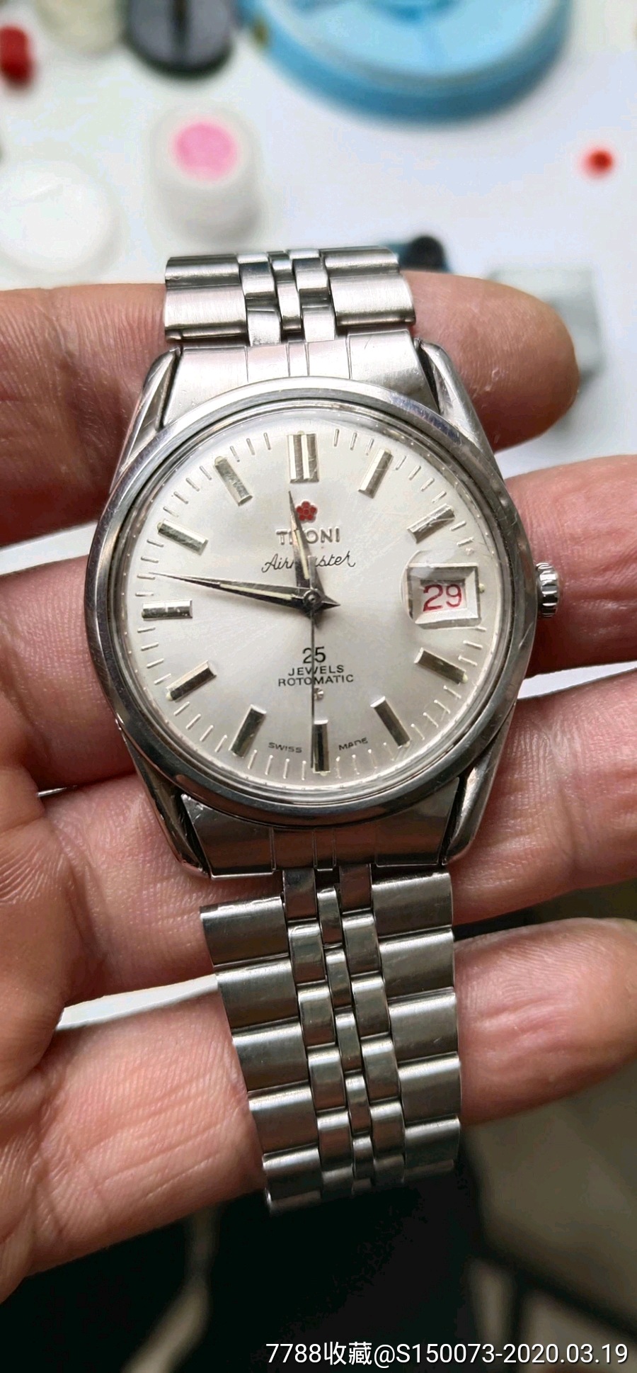 梅花自动机械男表