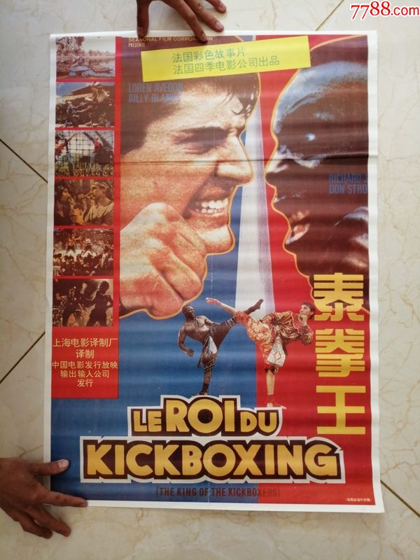 电影海报泰拳王对开