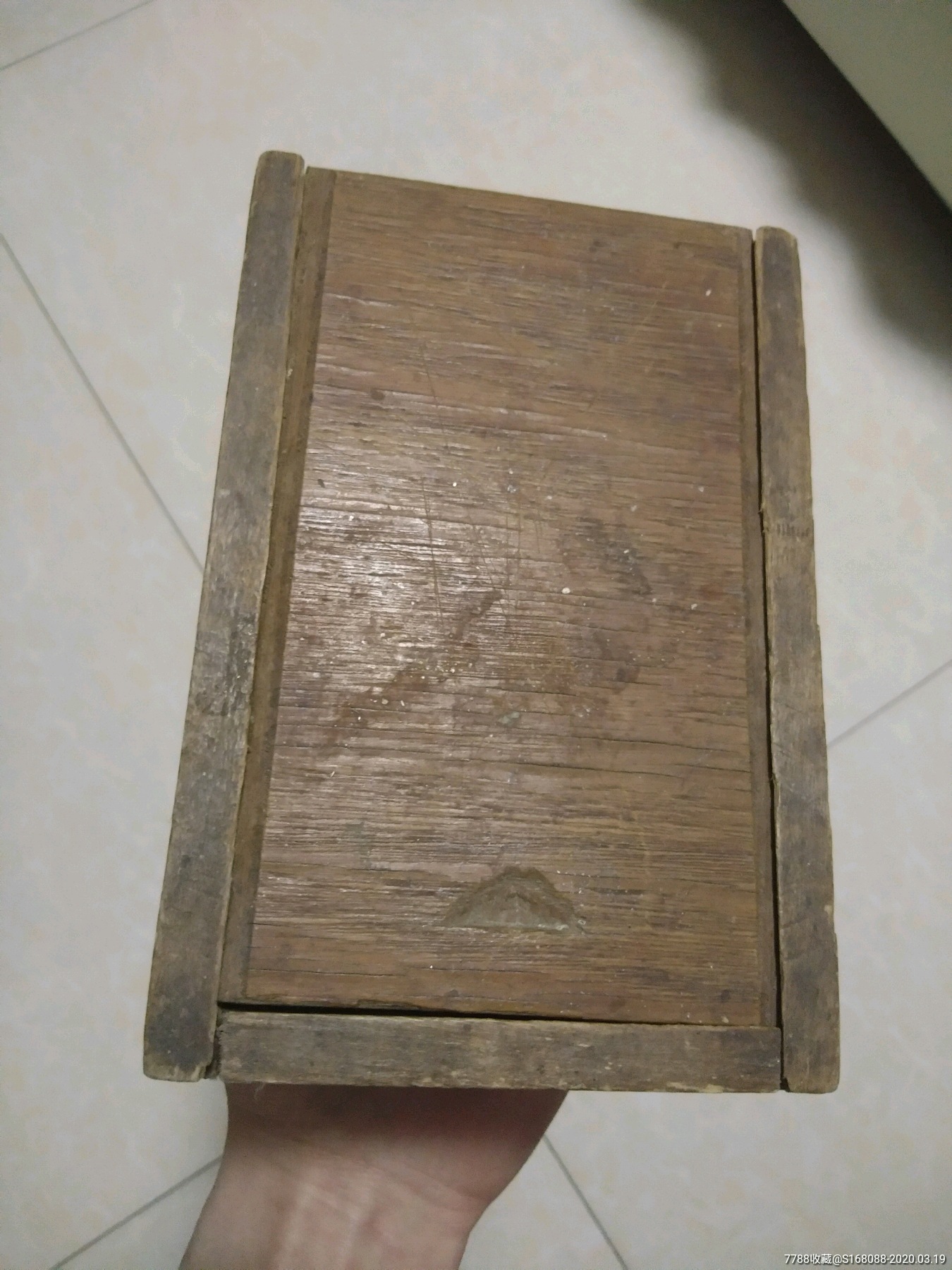 时期七八十年代手工榫卯老木盒子老木箱老木匣子70年代--80年代老木盒
