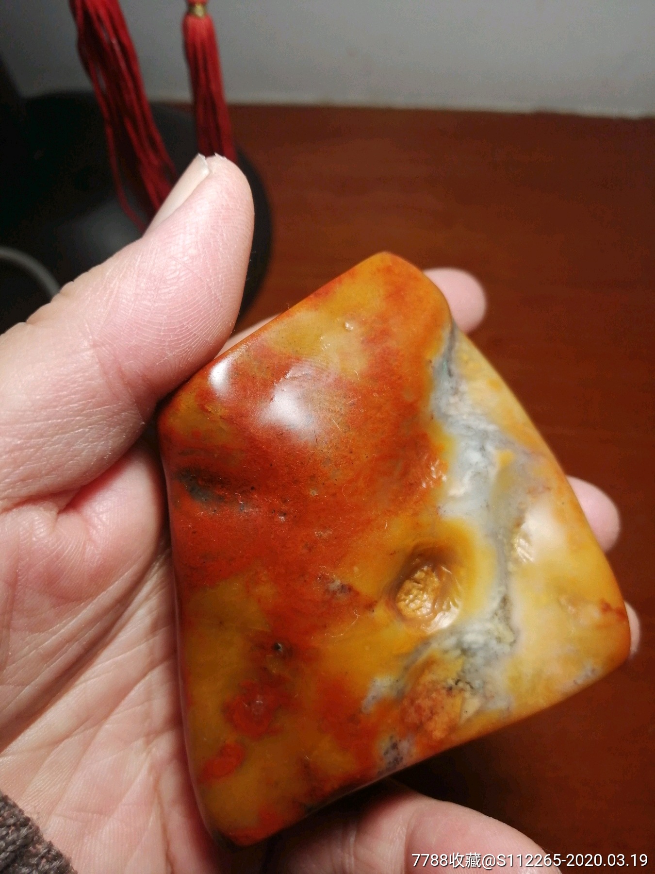 寿山结晶杜陵原石