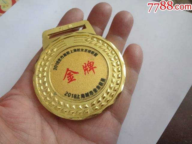 2018北方高校上海校友足球联赛金牌奖章