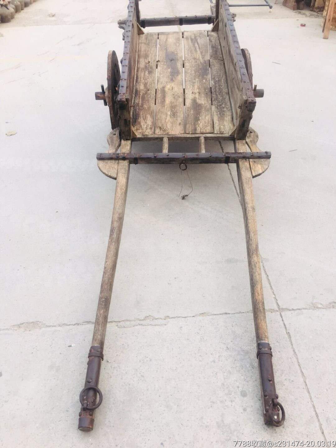 民国时期老木车