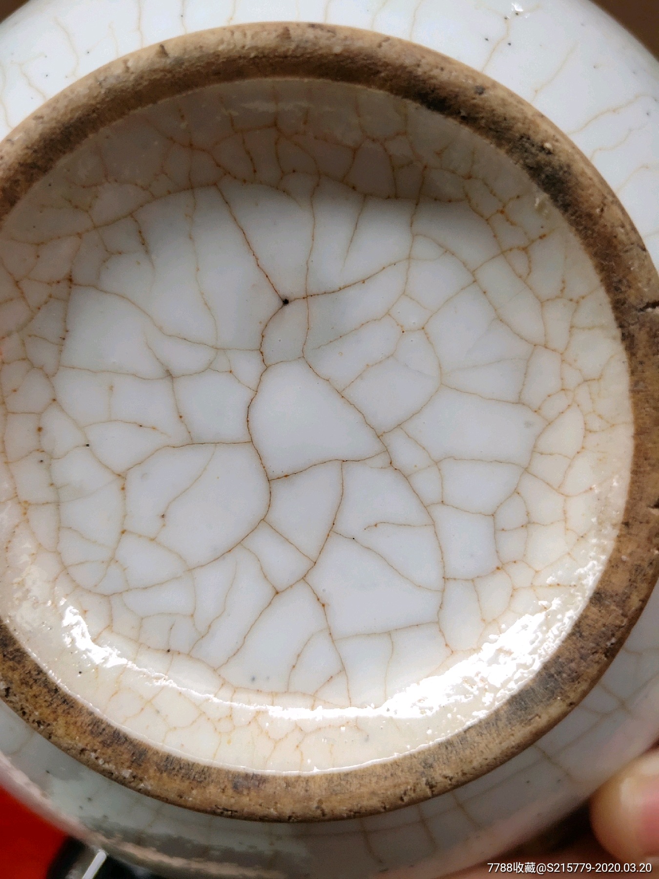 民国清末民国哥釉碗一只