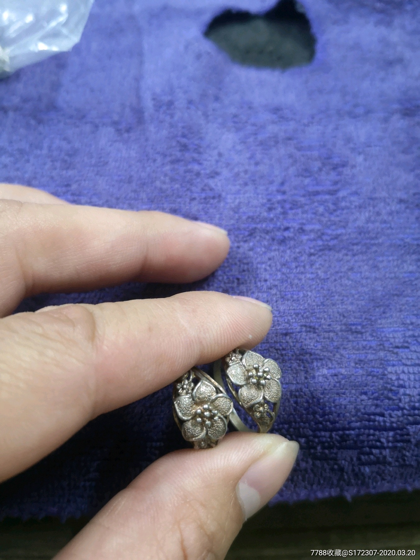 民国银戒指一对
