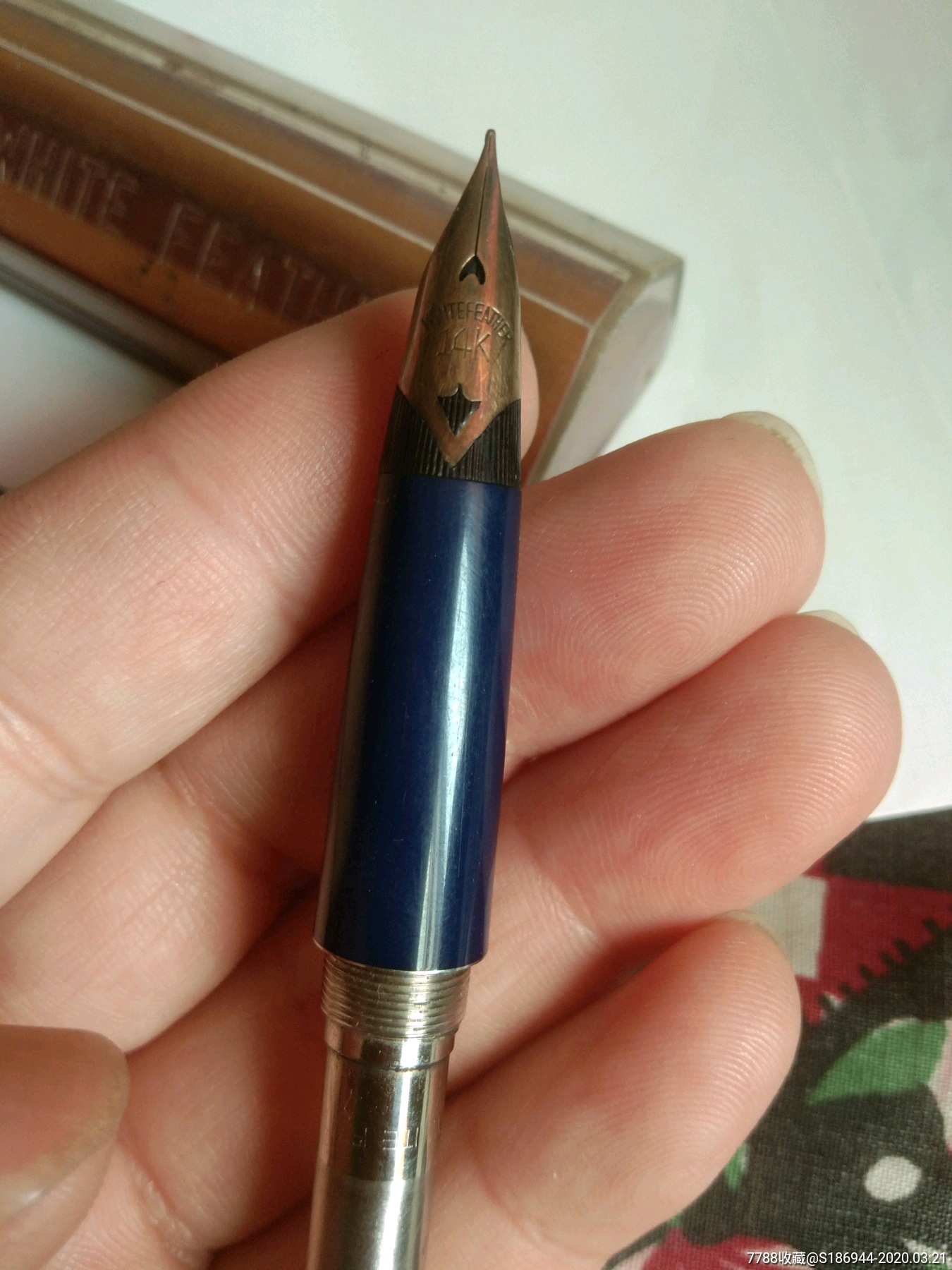 白翎(whitefeather)钢笔134(14k金